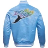 Tampa Bay Rays Retro Classic Men’s Full-Snap Satin Varsity Jacket 3