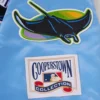 Tampa Bay Rays Retro Classic Men’s Full-Snap Satin Varsity Jacket 6