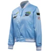 Tampa Bay Rays Women’s Retro Classic Full-Snap Satin Varsity Jacket 2