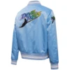 Tampa Bay Rays Women’s Retro Classic Full-Snap Satin Varsity Jacket 3