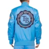 Tampa Bays Rays Crest Emblem Full-Snap Satin Varsity Jacket 1