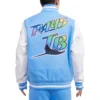 Tampa Devil Rays Retro Classic Wool & Leather Varsity Jacket 1