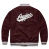 Texas AM Aggies Logo Varsity Jacket Maroon 1