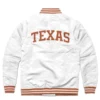 Texas Longhorns Logo Varsity Jacket White 1