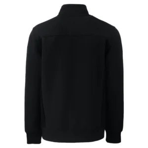 Texas Rangers Cutter & Buck Black City Connect Roam Varsity Jacket 1