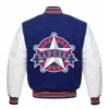 Texas Rangers Letterman Wool & Leather Varsity Jacket 1