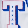 Texas Rangers Mashup BlueWhite Wool & Leather Varsity Jacket 5