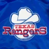 Texas Rangers Retro Classic Blue Varsity Best Quality Satin Jacket