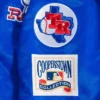 Texas Rangers Retro Full-Snap Blue Varsity Jacket