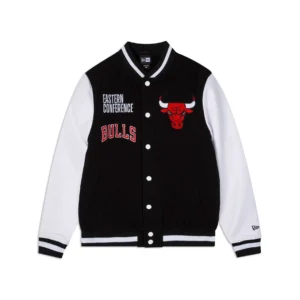 The Chicago Eastern Conference Black Varsity Jacket