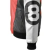 The Original Eight Ball David Puddy – Seinfeld Men's Red and White Leather Jacket