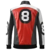 The Original Eight Ball David Puddy – Seinfeld Men's Tri ColorLeather Jacket