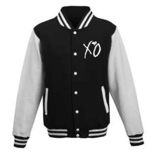 The Weeknd Xo Jackets Black and White Varsity Jacket
