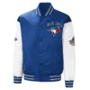 Toronto Blue Jays 3x World Series Champions Full-Snap Polyester Varsity Jacket