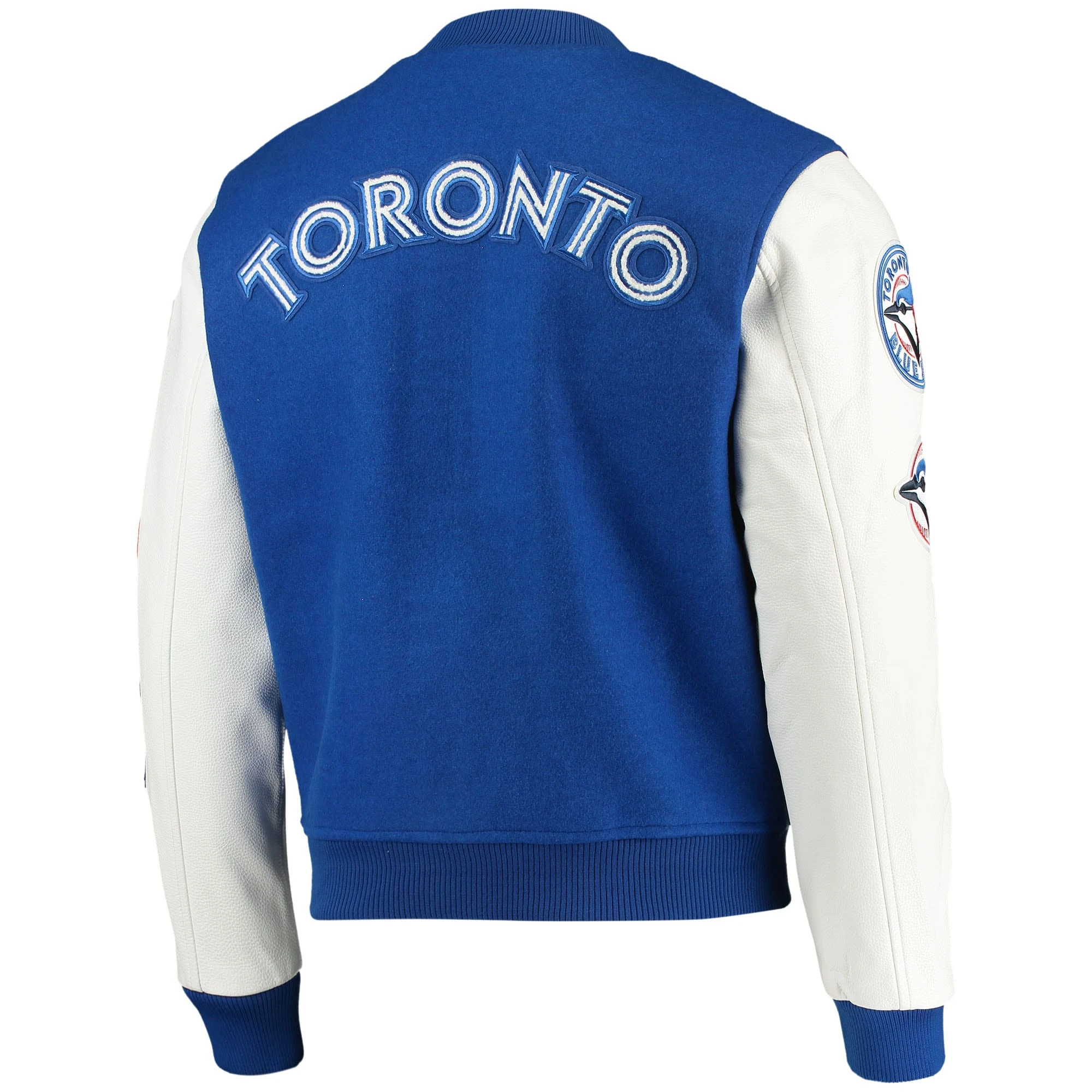 Toronto Blue Jays Classic Wool & Leather Varsity Jacket 1