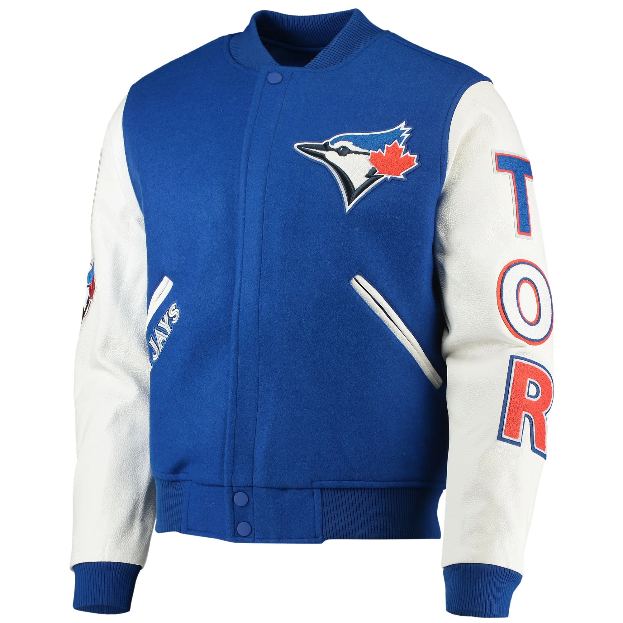 Toronto Blue Jays Classic Wool & Leather Varsity Jacket