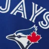 Toronto Blue Jays One Color Handcrafted Logo Blue Wool Varsity Jacket 2