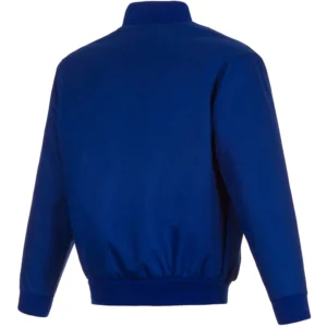 Toronto Blue Jays One Color Team players Full-Snap Polyester Varsity Jacket 1