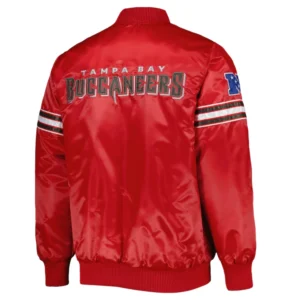 Toronto Blue Jays Pick & Roll Full-Snap Red Satin Varsity Jacket 1