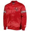 Toronto Blue Jays Pick & Roll Full-Snap Red Satin Varsity Jacket