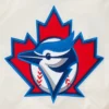 Toronto Blue Jays Retro Classic Full-Snap Cream Satin Varsity Jacket 9