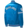 Toronto Blue Jays Slider Full-Snap Satin Varsity Jacket 2