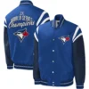 Toronto Blue Jays Title Holder G-III Sports by Carl Banks Full-Snap Varsity Jacket 2