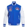 Toronto Blue jays Retro Classic BlueWhite Wool & Leather Varsity Jacket