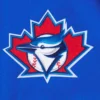 Toronto Blue jays Retro Classic BlueWhite Wool & Leather Varsity Jacket 4