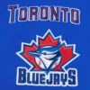 Toronto Blue jays Retro Classic BlueWhite Wool & Leather Varsity Jacket 5
