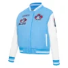 Toronto Blue jays Retro Classic Women’s BlueWhite Wool & Leather Varsity Jacket 3