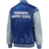 Toronto Maple Leafs Enforcer Navy Blue Varsity Jacket 1