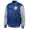Toronto Maple Leafs Enforcer Navy Blue Varsity Jacket