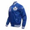 Toronto Maple Leafs Satin Jacket 2