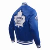 Toronto Maple Leafs Satin Jacket 3