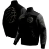 Toronto Raptors Black Wool Varsity Jacket 4