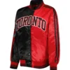 Toronto Raptors Fast Break Black Varsity Jacket