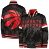 Toronto Raptors Home Game Black Varsity Jacket 2