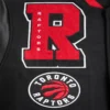 Toronto Raptors Mashup Black Wool Varsity Jacket 5