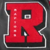 Toronto Raptors Mashup Black Wool Varsity Jacket 6