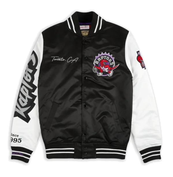 Toronto Raptors NBA Toronto Raptors Black Varsity Jacket