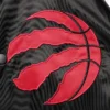 Toronto Raptors Reliever Raglan Black Varsity Jacket 2