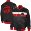 Toronto Raptors The Ambassador Black Varsity Jacket 3