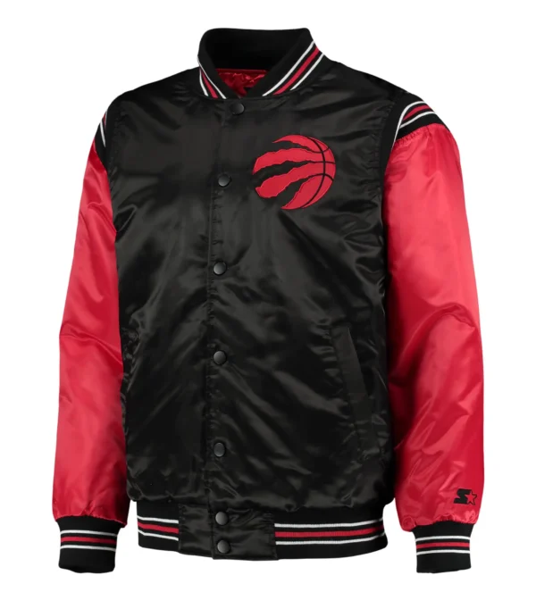 Toronto Raptors The Enforcer Black Varsity Jacket
