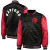 Toronto Raptors The Enforcer Black Varsity Jacket 3