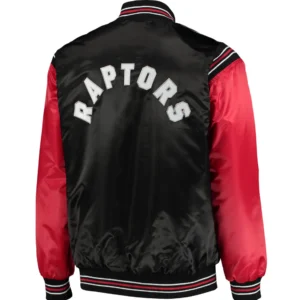 Toronto Raptors The Enforcer Black Varsity Jacket1