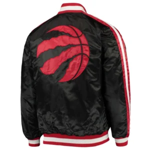 Toronto Raptors The Offensive Black Varsity Jacket 1