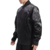 Toronto Raptors Triple Black Satin Black Jacket 2