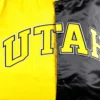 Utah Jazz Fast Break Varsity Black and Yellow Jacket 2