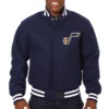 Utah Jazz One Color Varsity Navy Blue Jacket